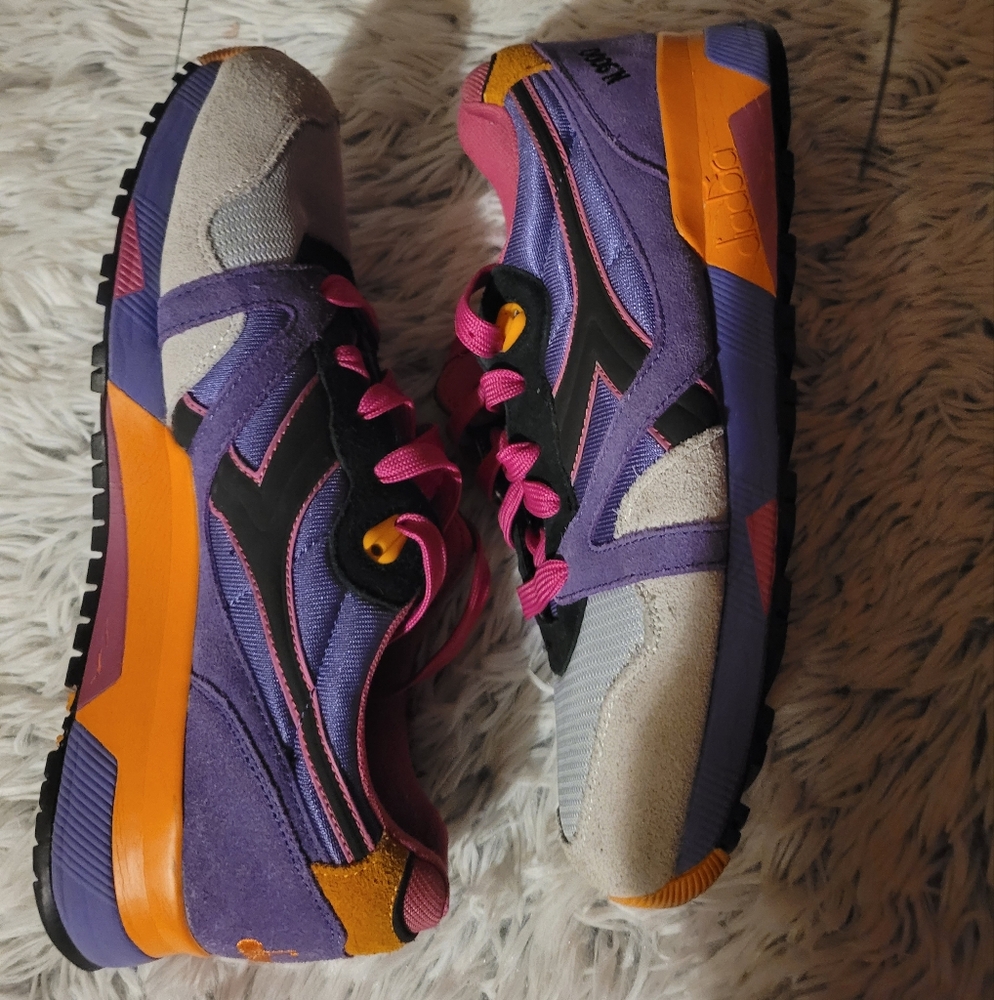 Vibrant Pink and Purple Sneakers for Active Style